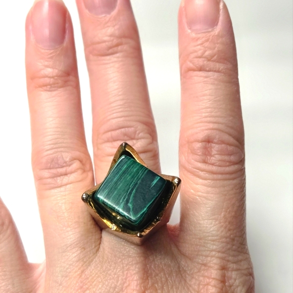 70s gold plated ring - Picture 3 of 5